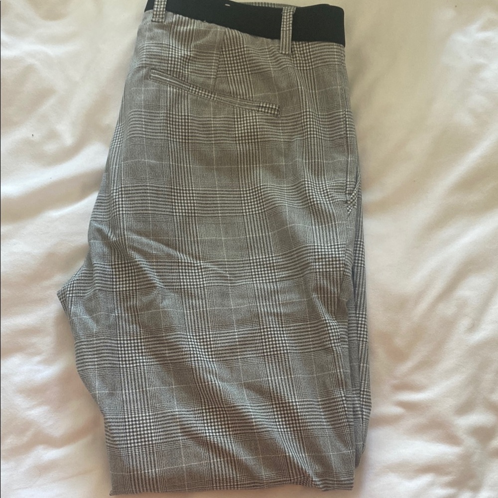 Zara Gray Chinos Lightweight Straight Fit